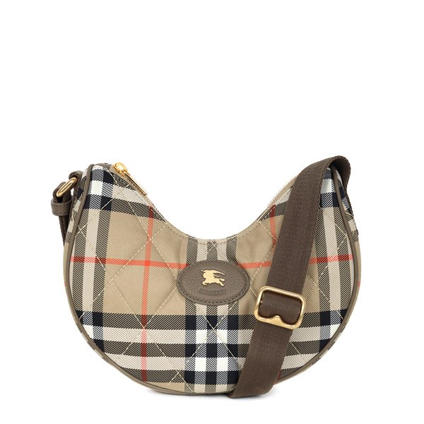 [부산점] 25FW 샌드 홀스슈 체크 퀼팅 크로스바디백 8111308