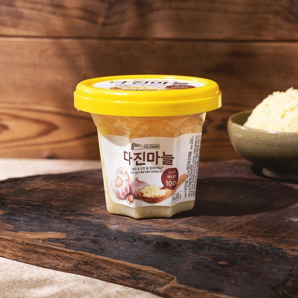 향이 짙은 국내산 다진 마늘 200g