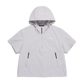 [여주점] N252UFT141 아델리 경량 우븐반팔 아노락 SILVER GREY