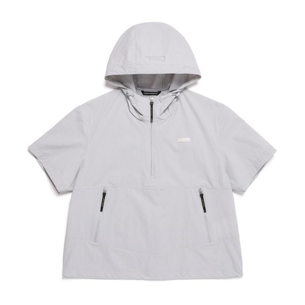 [여주점] N252UFT141 아델리 경량 우븐반팔 아노락 SILVER GREY