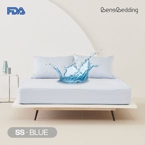 드리밍 진드기차단 밴드형 침대 매트리스 방수커버 SS (110x200x38cm) 블루