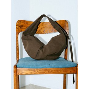 LUVIN BAG LARGE NYLON BROWN 러빈백 라지 나일론 브라운