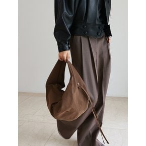 LUVIN BAG LARGE NYLON BROWN 러빈백 라지 나일론 브라운