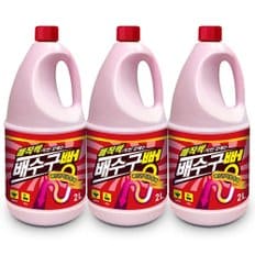 아토세이프 매직싹 배수구 클리너 2L 3개