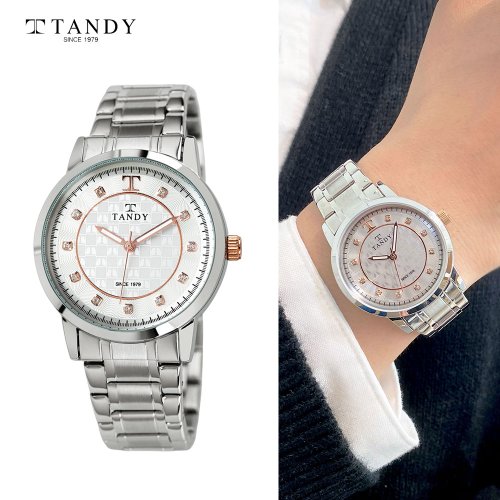 [TANDY] 탠디 시그니쳐 럭셔리 메탈(오스트리아 스톤 식입) T-3914 로즈골드 남자손목시계