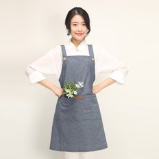 청해지 데님 앞치마 FREE 2color