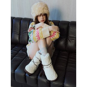 [단독]me9099 indi tasle point furboots 태슬 포인트 퍼부츠