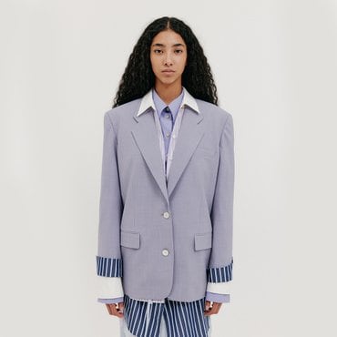 EENK Single-Breasted Blazer - Lavender