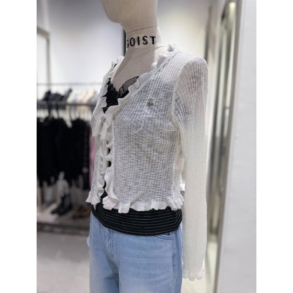 [여주점] 여성 러플포인트 썸머 가디건  ES2EK901