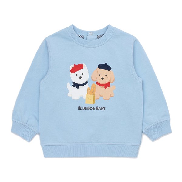 [여주점] [오프라벨 여주점] 블루독베이비 (BL) 블루독 도기 스웨트셔츠B (45119-334-05)