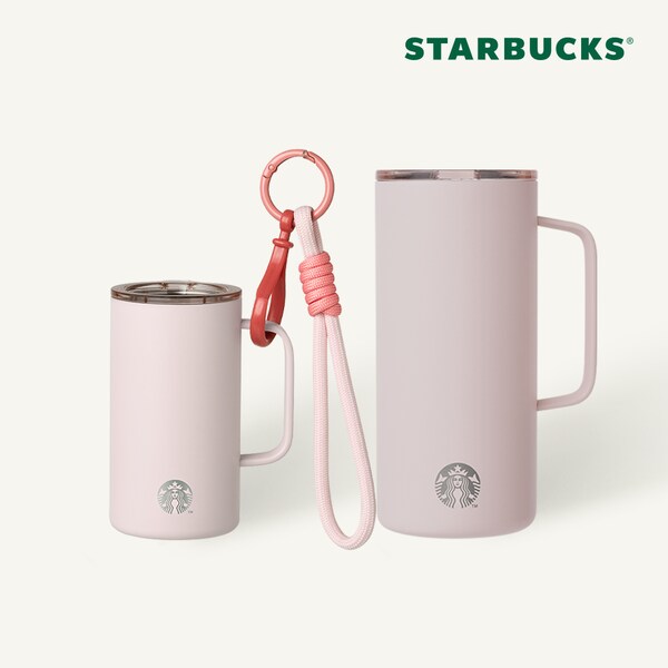 [스타벅스] [탱크 듀오] 핑크 미니 + 핑크 503ml
