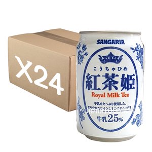 재팬푸드몰 산가리아 로얄 밀크티 캔 275g *24개 / 일본 홍차