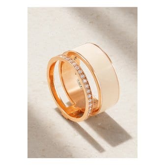 REPOSSI 레포시 베르베르 18k 로즈 골드 라커 다이아몬드 링 1647597326574593