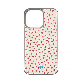 피으 [실버/블랙] 에폭시 Jeanne iPhone Case - Vintage Orange