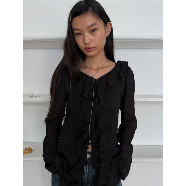 LOTSYOU_Maleficent Blouse BLACK
