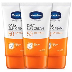 유니레버 바세린 자외선차단 데일리 선크림 50ml 3개 SPF50+ PA++++  /혼합자차..[35997537]
