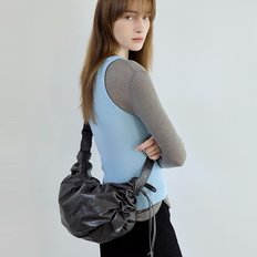 Daily Wrinkle Bag S_Vegan Leather (All)[Black-1/15예약배송]