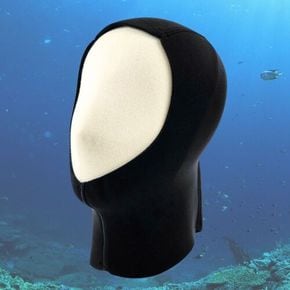 네오프렌 다이빙 모자 3mm 프리다이빙 잠수 수영모 겨울 바다 방한 스쿠버 서핑 보호