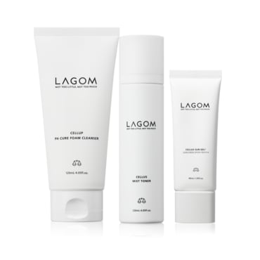 라곰 피에이치 큐어 폼 클렌저 120mL + 미스트 토너 120mL + 선 젤 플러스 40mL
