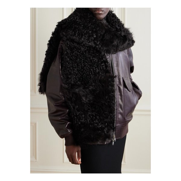 누어 해무어 시어링 스카프 다크 브라운 46376663162914771