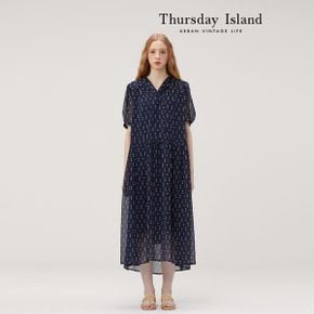 세일러 카라 쉬폰 원피스 T234MOP635W _P391020557