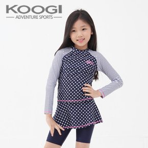 쿠기 여아동/유아 수영복 KG-J578 3종세트