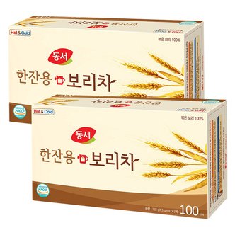  동서 한잔용 보리차 티백 100개입 4개