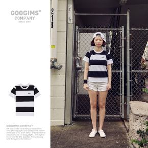 0707 WBK 스트라이프 반팔티셔츠  G18MMRT304 _P060324705