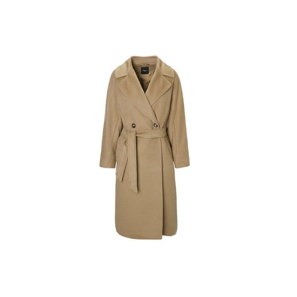 25FW 레지나 RESINA 울 벨티드 코트 카멜 2525016102 006