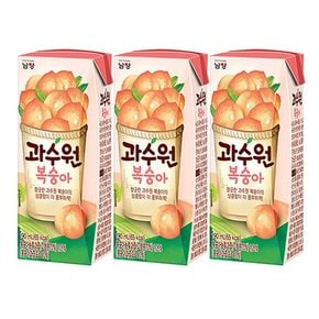 과수원 복숭아 190ml x 48개 / 과즙음료  주스 팩쥬스