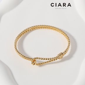 CIARA 14K Emiliano 타르체인 후크 팔찌(GoldPlated)