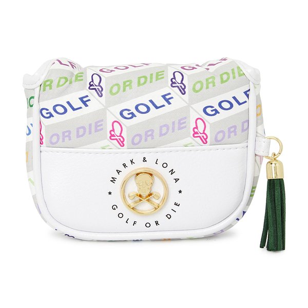 [부산점] 골프 말렛 퍼터 헤드커버 MLS 5C SH25 WHITE