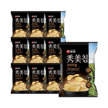  농심 수미칩 오리지널 55g x 10개 / 감자칩 스낵