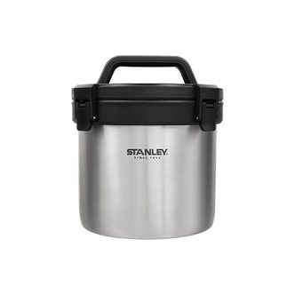  STANLEY 스탠리 캠프 클럭 실버 2.8L 보온 보냉 얼음통 조리 런치박스 아