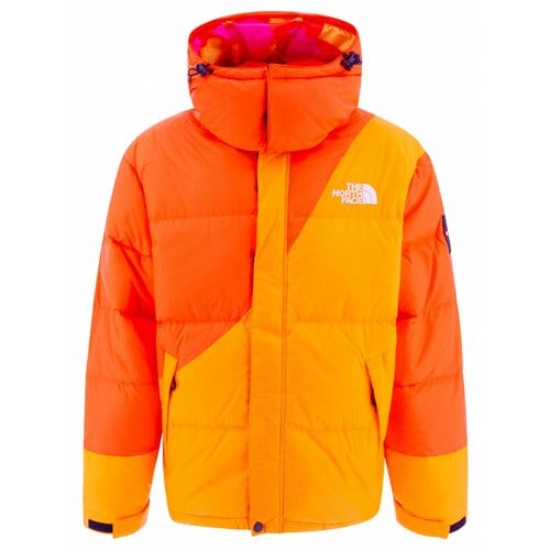 남성 TNF x Yinka Ilori 다운 자켓 NF0A89GD 0IH1 오렌지 /3