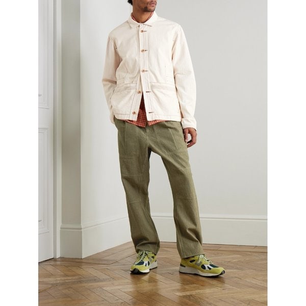 어셈블리 스트레이트 레그 코튼 블렌드 립스톱 팬츠 46376663163007600