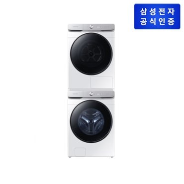 삼성 [패키지] 삼성 그랑데 AI 세탁기[WF21T6500KW]+건조기[DV19T8745BW]+상단키트[SKK-ATW]