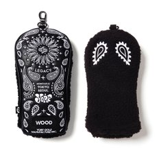 PAISLEY BLACK HEAD COVER WOOD 욜프 헤드커버 페이즐리 블랙 우드