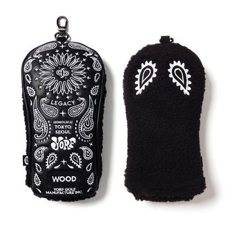 욜프 PAISLEY BLACK HEAD COVER WOOD 욜프 헤드커버 페이즐리 블랙 우드