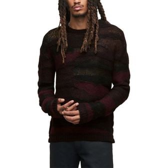 이스퀘어 5342598 John Varvatos Stanly Easy Fit Wool  Mohair-Blend Sweater