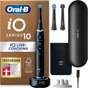 Oral-B iO Series 10 Plus Edition Electric Toothbrush Plus 3 Replacement Toothbrush Heads C