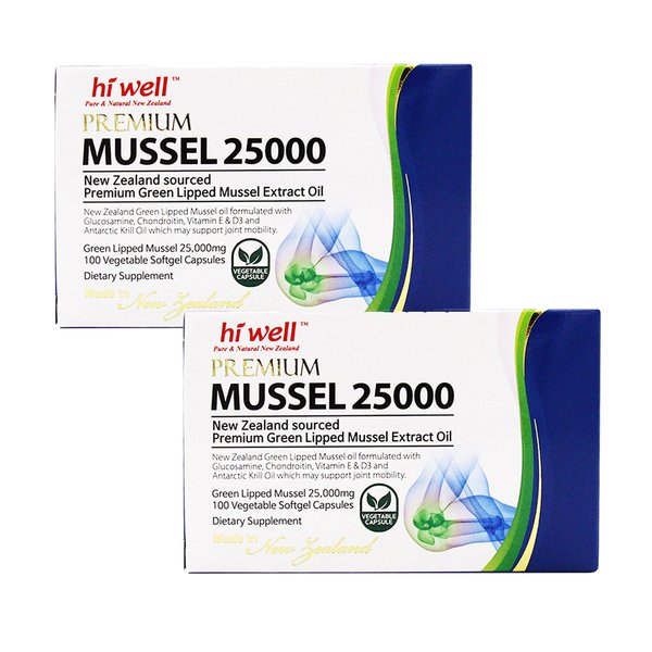 하이웰 프리미엄 초록입홍합오일 25000mg 100캡슐 2개