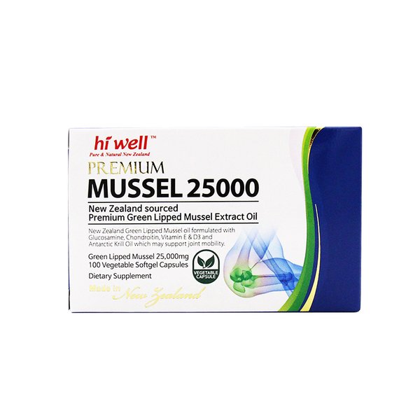 하이웰 프리미엄 초록입홍합오일 25000mg 100캡슐 2개