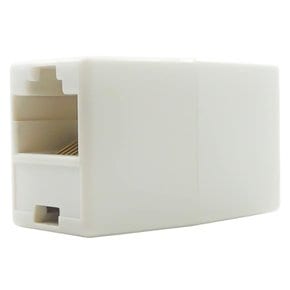 인네트워크 RJ-45 (8P8C)  I형 랜커플러 CAT.5E 핀타입 화이트 IN-COUPLEIW