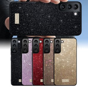 유니커블 갤럭시 S22 울트라 플러스 예쁜 슬림핏 큐빅 보석 비즈 글리터 반짝이 백커버 하드 범퍼 휴대폰 케이스