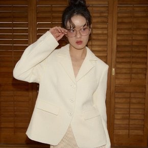 Classic Tweed Jacket Ivory