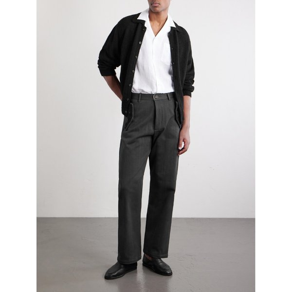 카틱 리서치 스트레이트 레그 자수 코튼 트윌 팬츠 46376663162975417