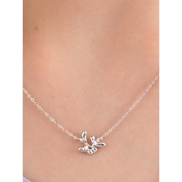925silver Coral bloom Necklace 산호 목걸이