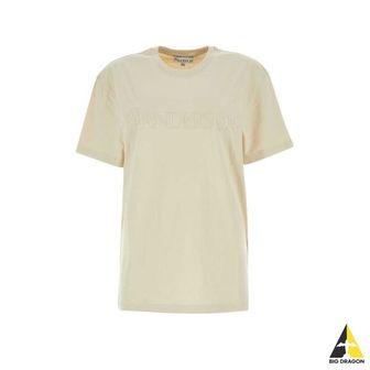 JW앤더슨 24 T-SHIRT WITH LOGO EMBROIDERY (JT0218-PG0980 132) (로고 엠브로이더드 반팔 티