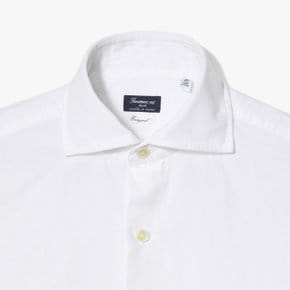 피나모레1925셔츠 YUC1M40002 NAPOLI CLASSIC SHIRT (ENZYMED WASHED COTTON) WHITE